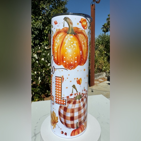 Hello fall tumbler 20oz - Picture 3 of 5
